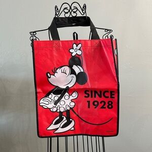 Disney Red and Black Minnie Mouse Tote Bag